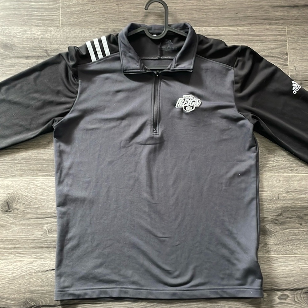 Adidas black & charcoal gray long sleeve, Ontario Reign - size small